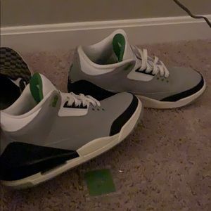 Jordan retro 3’s Chlorophyll